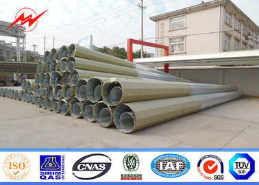 Conical 33KV 11m Steel Utility Pole For 33KV Electrical Power Distribution supplier