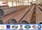 Round 35FT 40FT 45FT Distribution Galvanized Tubular Steel Pole For Airport supplier