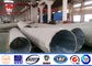 Customized Polygonal 9m Steel Power Transmission Line Poles With Bitumen supplier