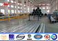 Professional Octagonal Galvanized Steel Pole 30ft / 35ft 3mm Thickness supplier