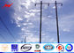 Professional Grade Three 128kv electric Steel Utility Pole 65ft 1000kg load supplier