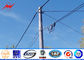Professional Grade Three 128kv electric Steel Utility Pole 65ft 1000kg load supplier