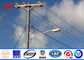 14.5m Overall Height Tapered Steel Utility Pole With 3mm Thickness 1250kg Load supplier