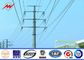 Galvanized Electric Polygona 50m Steel Transmission Poles Approved ISO9001 supplier