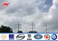 132KV Medium Voltage Galvanized Transmission Line Pole Anti Rust 3-15m supplier