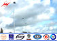 Waterproof 36m Welding Black Colar High Mast Pole for Airport lighting supplier