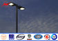 10m Conical Tapered Parking Lot Light Pole , Square Exterior Light Poles supplier