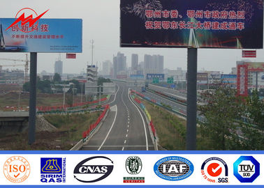 Waterproof Outdoor Billboard Advertising , Road LED Screen Billboard  DIP 346 supplier