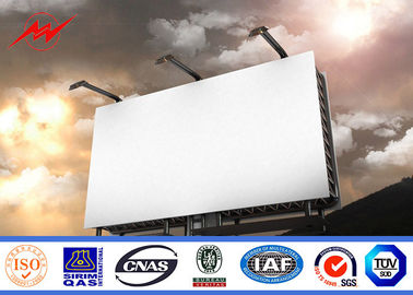 Multi Color Roadside Outdoor Billboard Advertising , Steel Structure Billboard supplier