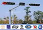 6000mm Height Galvanized Traffic Light Signals Columns Single Bracket For Horizontal Mounting supplier