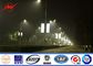10m Single Arm Square Parking Lot Flood Light Pole Toll - Station LED Light Pole supplier