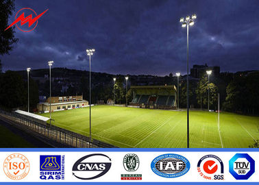 35M Polygonal High Mast Light Pole Sports Center Lighting With Winch System HPS Light supplier