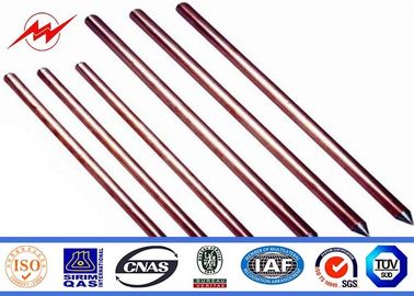 Professional Copper Bonded Ground Rod Copper Grounding Bar 1/2&quot; 5/8&quot; 3/4&quot; supplier