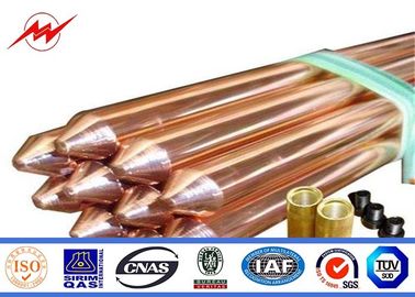 1/2&quot; 5/8&quot; 3/4&quot; Copperweld Ground Rod Maintaining Toughness OEM ODM supplier