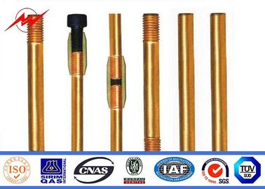 High Precision Pure Copper Weld Steel Ground Rod Well Agglutination supplier