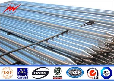 Tensile Strength Copper Bonded Earth Rod / Ground Rod With All Kinds Clamps supplier