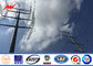 Powder Coating 30FT Philippine Galvanized Steel Power Pole with Cross Arm supplier