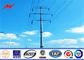 Galvanization 12m 8KN Electrical Power Pole For Distribution Power Transmission supplier