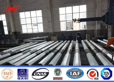 9m 11m Steel Poles Galvanized Steel Pole with bitumen supplier