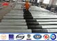 9m 11m Steel Poles Galvanized Steel Pole with bitumen supplier
