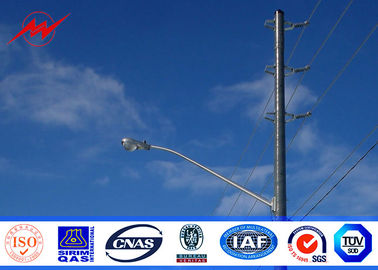 12m 1250DAN Steel Utility Pole GR65 Material For Togo Electric Distribution supplier