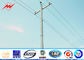 12m 1250DAN Steel Utility Pole GR65 Material For Togo Electric Distribution supplier