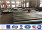 14m Heigth 16 sides Sections metal utility poles For Overhead Transmission supplier