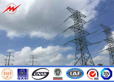 High Mast Steel Utility Pole Electric Power Poles 50000m Aluminum Conductor supplier