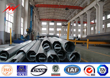 30FT 35FT Galvanized Steel Pole Steel Transmission Poles For Philippines Electrical Line supplier