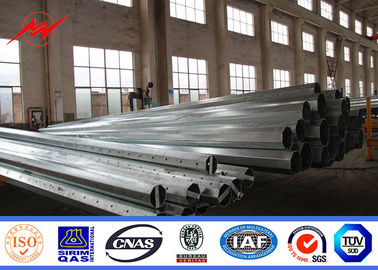 12m Galvanized Steel Pole With S355 And S500 Material For Street Lighting supplier