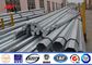 Angle Cross Arms 16 Sides 24 M Galvanized Steel Pole Electrical Transmission Towers supplier