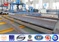 60ft 70ft 75ft 1200kg Galvanised Steel Posts For Transmission Power Line supplier