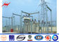 Taper Steel Utility Poles Tubular Steel Pole For 220kv Transmission Line supplier