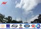 Conical 6mm 12.8m Electric Power Poles For Distribution Power Line supplier