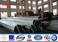 Round Steel Utility Poles 14m Octagonal Sections Electric Transmission Power supplier