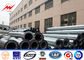 Conical Hdg 16m 2 Sections Steel Utility Poles For Power Transmission supplier