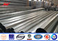 Multi Side 20M 15KN Steel Utility Pole hot dip galvanization supplier