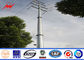 S500MC Round / Conical Steel Utility Pole Anti - Corrosion France Standard supplier
