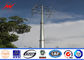 66 Kv Steel Electrical Power Pole / Transmission Pole High Steel Yield Strength supplier