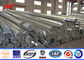Polygonal 16m 800 DaN Galvanized Steel Power Pole 10kV - 220kV Capacity supplier