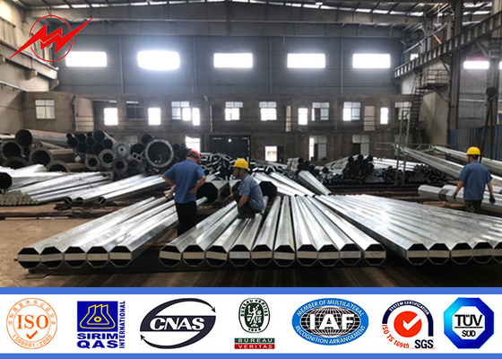 30m Electrical Transmission Line Pole Hot Dip Galvanized supplier