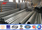 African Bitumen 20 M Double Circuit Galvanized Steel Power Pole 10 KV - 550 KV supplier