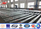 10MM Galvanized Distribution Metal Utility Poles 69kv Tranditional Philippines supplier