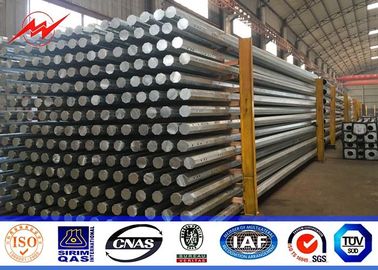 Gr65 115kv 50FT Philippines NGCP Galvanised Steel Poles AWS 1.1 Welding Standard supplier