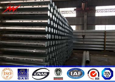 Gr65 115kv 50FT Philippines NGCP Galvanised Steel Poles AWS 1.1 Welding Standard supplier