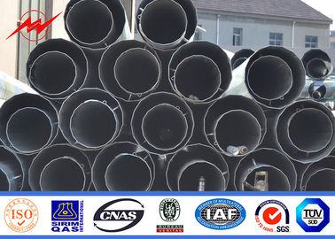 ASTM A123 Outdoor Electric Steel Transmission Line Poles 1mm - 36mm Wall Thickness supplier