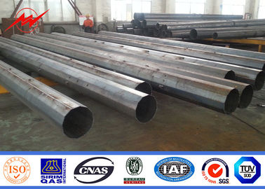 Outdoor Galvanized Steel Transmission Line Poles 15M 15 KN 355 Mpa Yield Strength supplier