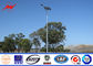 12M S345 Hot Dip Galvanized Street Light Poles Highway Steel Poles With Cross Arms supplier
