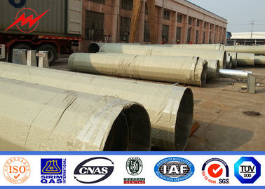 Powder Coating Electrical Steel Transmission Line Poles 355 Mpa Yield Strength supplier