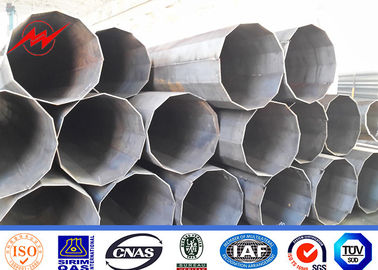 Galvanized ASTM A123 Outdoor Electrical Power Pole Steel Transmission Line Poles supplier